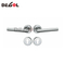 Manija de puerta de acero inoxidable 304 de aleación de aluminio o zinc dorado con juego de cerradura