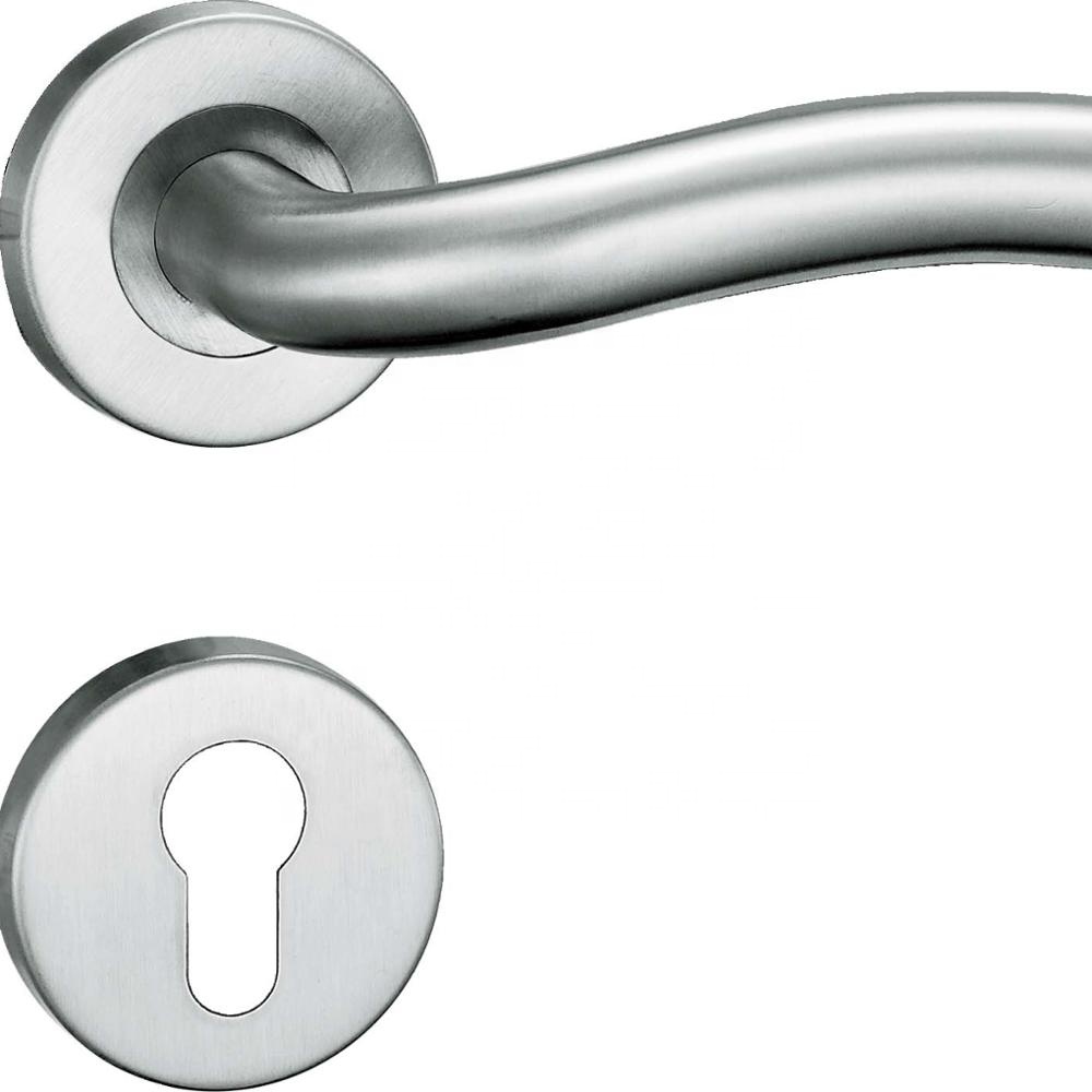 Las últimas manijas de puerta india de tipo sólido de palanca de acero inoxidable