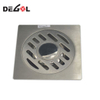 Manija de puerta con rejilla de canalón de drenaje de piso de acero inoxidable de metal con pie