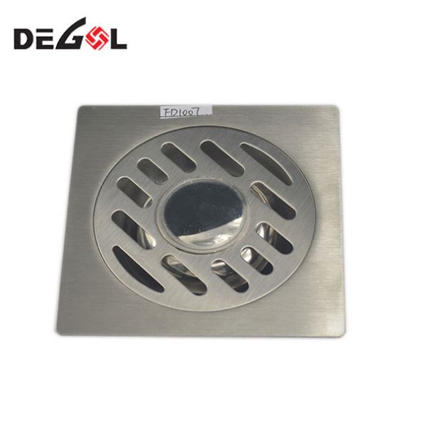 Tirador de puerta con pie Metal Acero inoxidable Piso Drenaje Canalón Rejilla