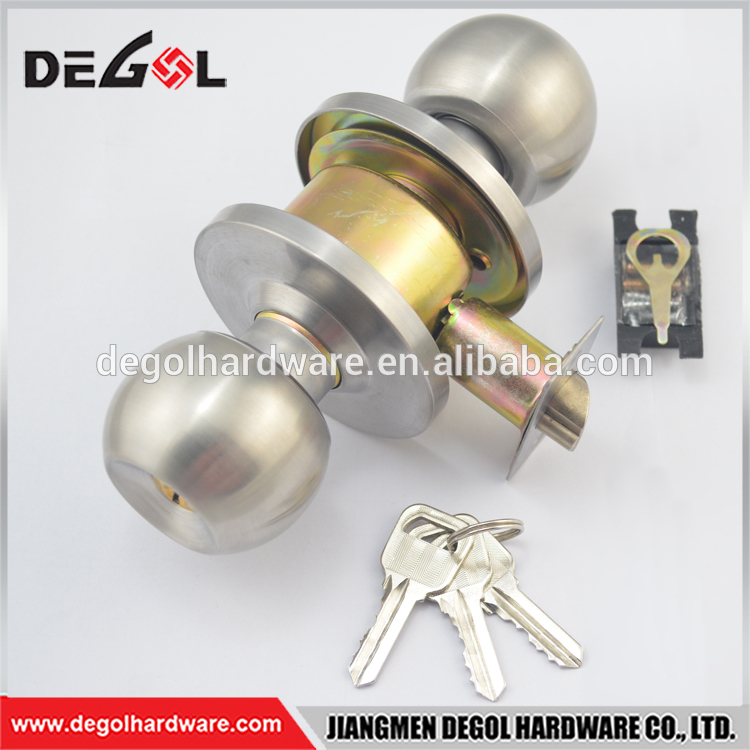 Bangladesh estilo Degol Mejor precio Cerradura de pomo de puerta de doble cara de acero inoxidable de alta calidad