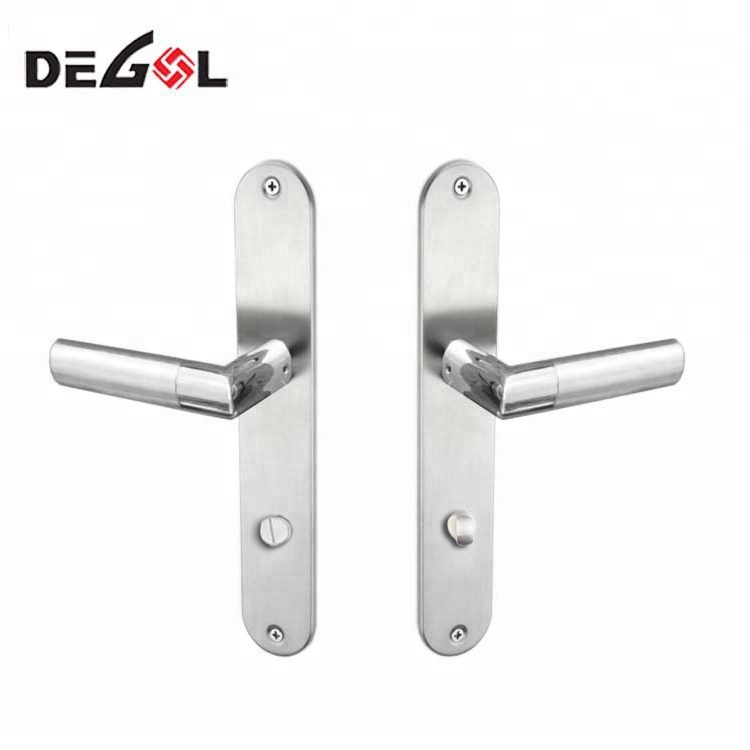 Cerradura de puerta delantera para manija de placa de puerta interior de apartamento