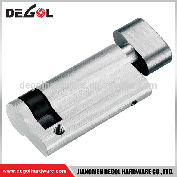 Cerradura de cilindro de latón para baño de la mejor puerta a prueba de herrumbre de alta calidad con giro de pulgar