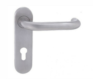 Manija de puerta hueca de acero inoxidable del mejor fabricante de China