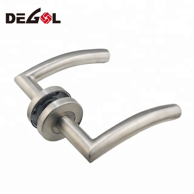 Nueva manija de puerta comercial simple de acero inoxidable de alta calidad