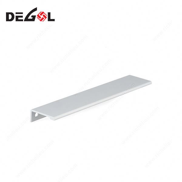 Tirador de perfil de borde de aluminio de buena calidad para gabinete de cocina