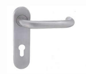 Manija de palanca de puerta de vidrio de acero inoxidable al por mayor
