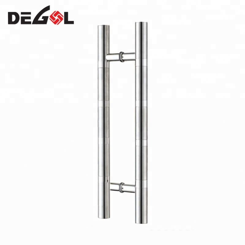 Puerta de acero inoxidable, empuje, tirador