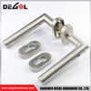 Manija de puerta europea tipo palanca de tubo de luz LED de acero inoxidable, fabricante de China