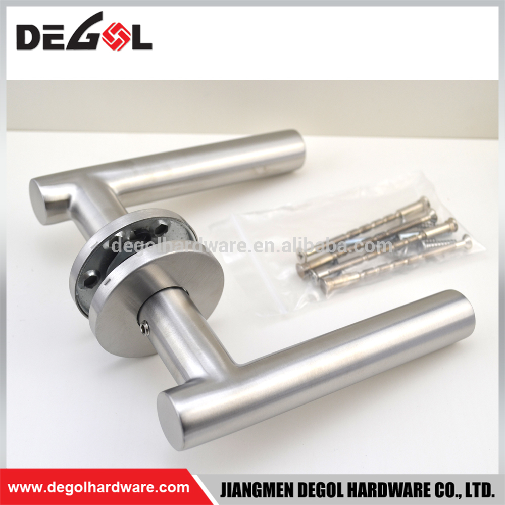 Manija de puerta de succión de palanca de tubo de paso de emergencia industrial de acero inoxidable de alta calidad