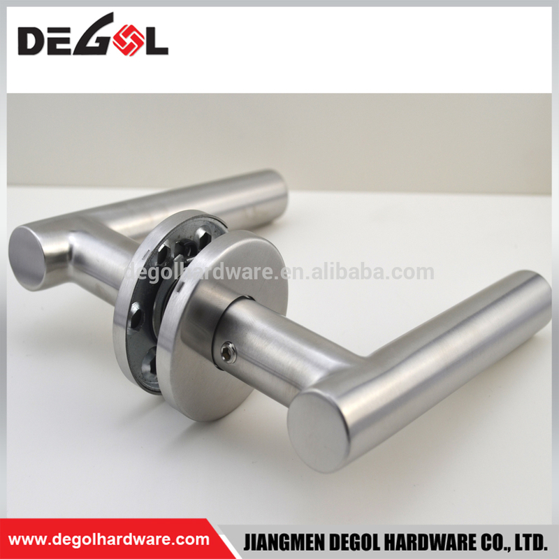 Manija de puerta de succión de palanca de tubo de paso de emergencia industrial de acero inoxidable de alta calidad