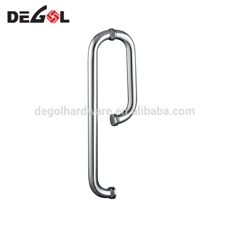 Manija de la puerta de la ducha del baño de acero inoxidable de alta calidad
