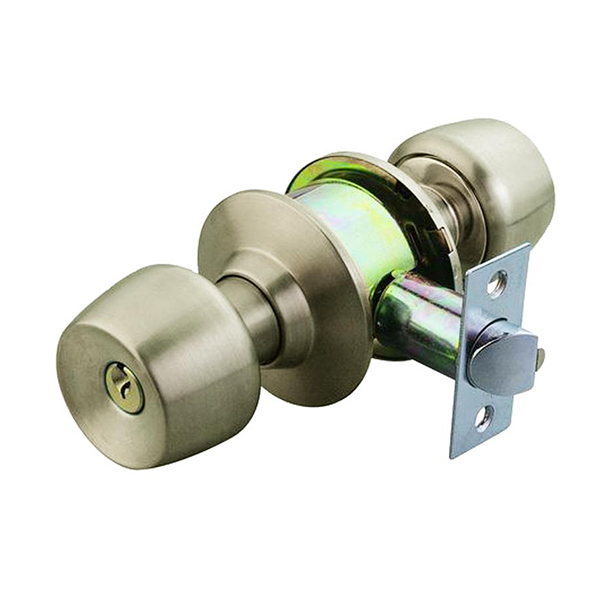 BDL1069 Cerradura de puerta simulada con perilla redonda de color dorado 