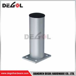 Pata de mesa de aluminio cuboide duradera, pata de mueble de metal para sofá