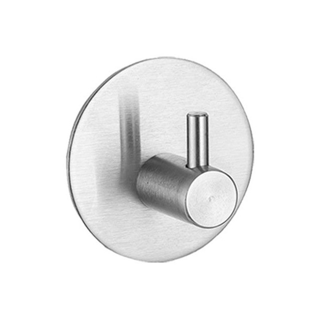 Gancho cuadrado de acero inoxidable HKS1001 para uso en baños
