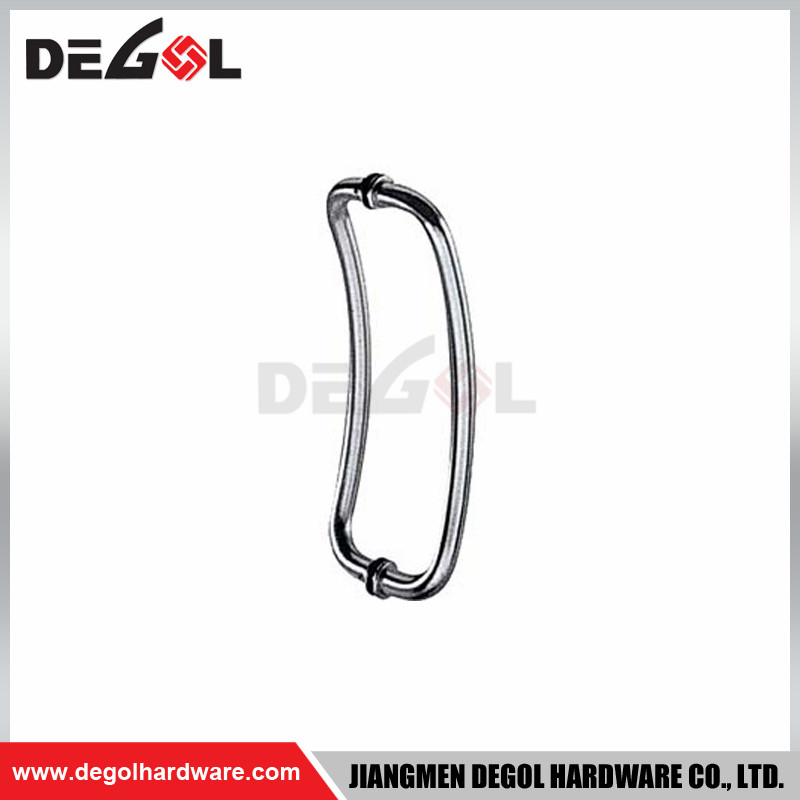 Tirador de puerta moderno de hierro forjado de acero inoxidable 304 para puerta de vidrio