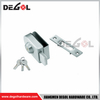 Hotel sin marco templado comercial de la casa deslizante del acero inoxidable de la cerradura de puerta de cristal GL1025