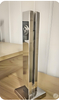 Clip de fijación de pie de acero inoxidable DR69, sin perforación, clip para piscina, columna de escalera, barandilla de balcón, base de pasamanos, clip de vidrio