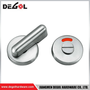 Pestillo de puerta de Hardware de baño de construcción de acero inoxidable TT1005, Perno indicador, cerradura de giro con pulgar