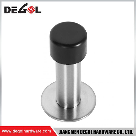 Tope de puerta de tubo redondo adorado de acero inoxidable de 19*95 mm de China para puerta de ducha de vidrio