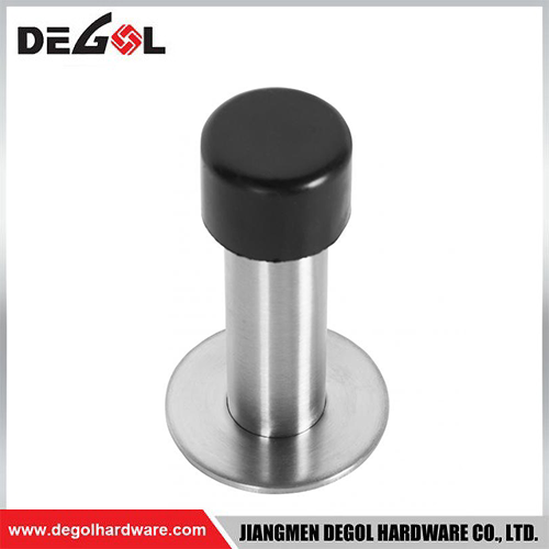 Tope de puerta de tubo redondo adorado de acero inoxidable de 19*95 mm de China para puerta de ducha de vidrio