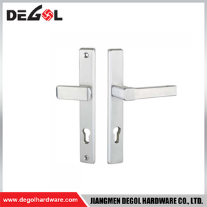 SL1008 Cerradura de puerta corrediza de vidrio de aluminio estrecha de 85 mm con contraseña impermeable para exteriores con aplicación TTlock manija de puerta de doble cara 