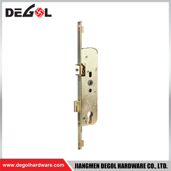 Cuerpo de cerradura de doble lengüeta de acero inoxidable dorado de 460*52*16 mm suministrado en China