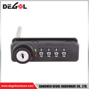DL0055 Herrajes para muebles Cerradura de paso Cerradura de cajón de montaje lateral con llave