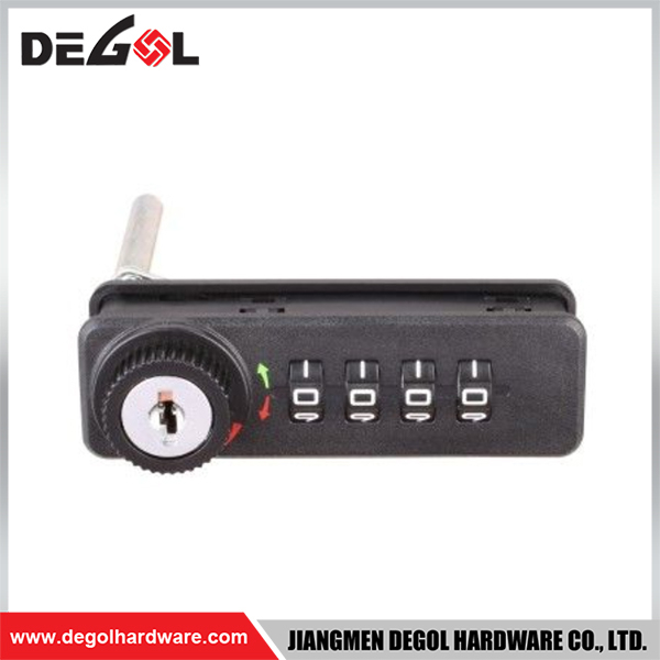 DL0055 Herrajes para muebles Cerradura de paso Cerradura de cajón de montaje lateral con llave