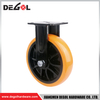 FC1016 Ruedas resistentes de 8 pulgadas, carga de 1920 libras, ruedas con placa de rodamiento bloqueable con frenos, ruedas giratorias de 360 ​​grados para muebles y carro de banco de trabajo, juego de 4 (tornillos y una llave gratis)