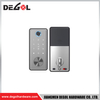 Manija de puerta de aleación de zinc SML10, cerradura inteligente, negro mate/plata satinada