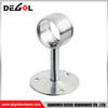 Riel de guardarropa de tubo colgante de muebles de acero WF1031 con brida, hardware esencial para organización