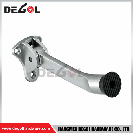 Reductor de ruido antideslizante con pedal, tapón de puerta con palanca de aleación de zinc de 138x40x24mm 