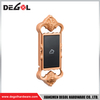 SML149 Manija de puerta de aleación de zinc Cerradura inteligente Negro mate / Plata satinada