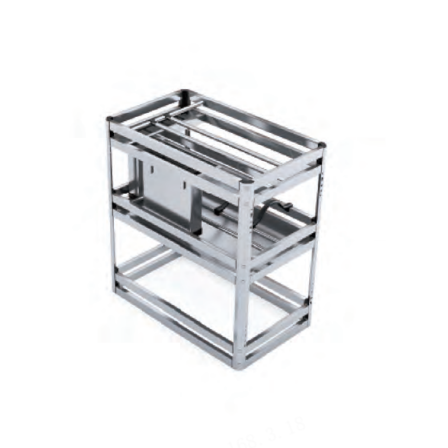 Las cestas extraíbles para gabinetes de cocina CPB110 se utilizan para almacenamiento en la cocina