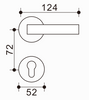 Palanca de puerta de lujo de zinc y aluminio, aleación de aluminio de primera calidad, eleva tu espacio