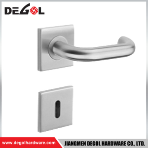 LH1122 Manijas de puerta rústicas de palanca sólida de acero inoxidable de nuevo estilo con roseta 