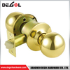 BDL1069 Cerradura de puerta simulada con perilla redonda de color dorado 