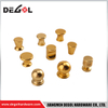 CK102 Perillas de muebles de un solo orificio para puerta de armario, color dorado, para cajones de tocador