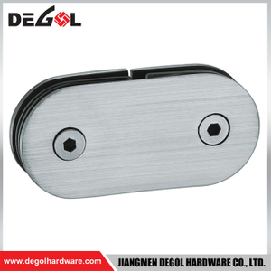 Abrazaderas y bisagras de vidrio de acero inoxidable montadas en la pared para ducha de baño GC1007