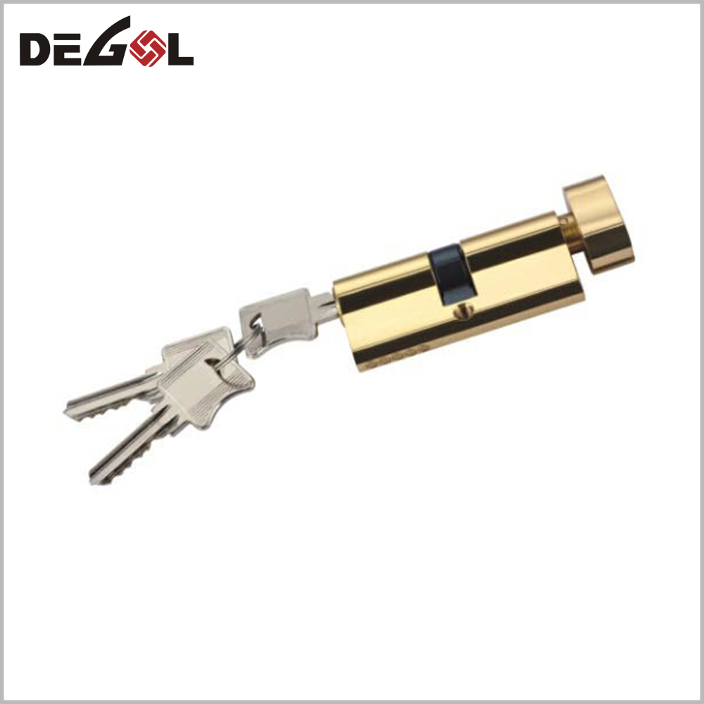 Perilla de giro de zinc de 60 mm tipos de cilindro cerradura de cilindro de puerta