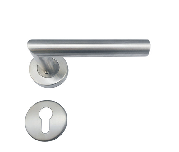 Tirador de puerta de madera de doble cara de acero inoxidable estilo argentino
