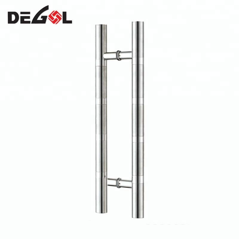 tirador de puerta de acero inoxidable para puerta de vidrio