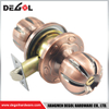 BDL1051 perilla de puerta Cerradura de puerta de madera con perilla redonda cilíndrica de acero inoxidable