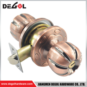 BDL1051 perilla de puerta Cerradura de puerta de madera con perilla redonda cilíndrica de acero inoxidable