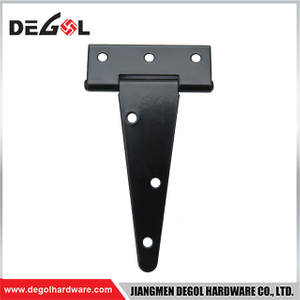 Bisagras de puerta en forma de T de hierro negro fabricadas en Jiangmen, China