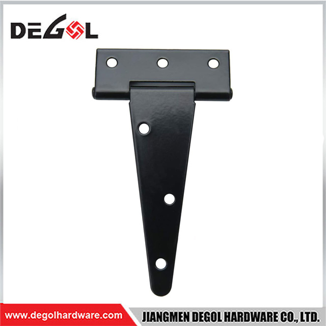 Bisagras de puerta en forma de T de hierro negro fabricadas en Jiangmen, China