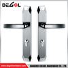 Manija de puerta de acero inoxidable para puerta de entrada de apartamento con placa trasera