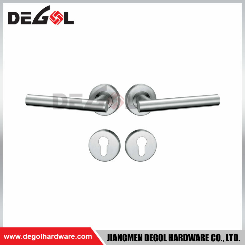 Acero inoxidable 304 Cerradura de manija de puerta moderna Manija de puerta, cerradura de manija de puerta europea
