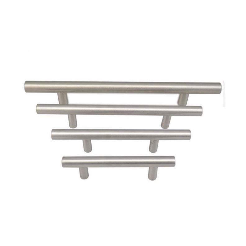 Manijas de gabinete de diseñador de muebles de armario de acero inoxidable de lujo de lujo